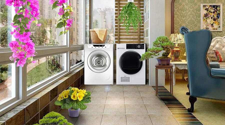 家居陽臺晾曬衣物不干怎么辦，衣物烘干機來解決！