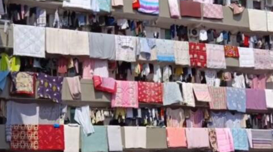 學校現(xiàn)曬被大場面！滾筒衣服烘干機即烘即干大件棉被 便捷好用